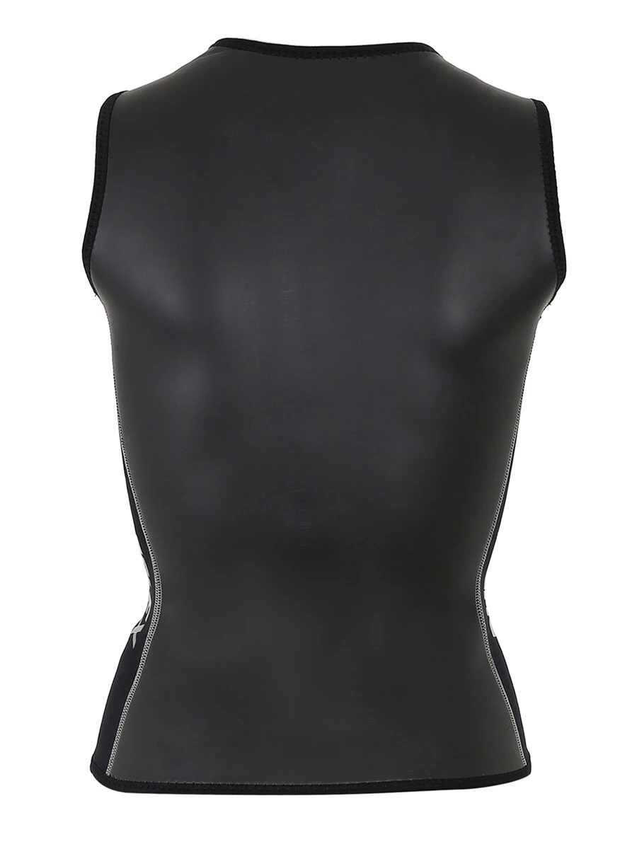 Two Bare Feet Womens Glideskin Sleeveless Wetsuit Jacket (Black) 2 Two Bare Feet Womens Glideskin Sleeveless Wetsuit Jacket (Black) - Image 2