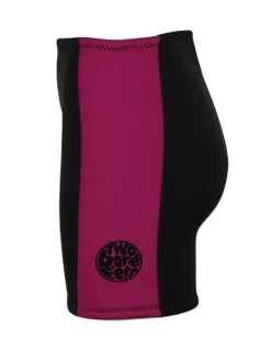Two Bare Feet Womens Harmony 3mm Wetsuit Shorts (Black / Raspberry) -Ocean Glide Ready womens harmony 3mm wetsuit shorts black raspberry 3 1