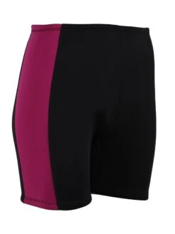 Two Bare Feet Womens Harmony 3mm Wetsuit Shorts (Black / Raspberry) -Ocean Glide Ready womens harmony 3mm wetsuit shorts black raspberry 8 1
