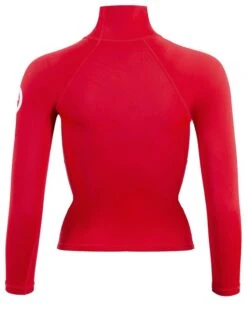 Two Bare Feet Unisex Long Sleeve Rash Vest (Red) 12 Two Bare Feet Unisex Long Sleeve Rash Vest (Red) -Ocean Glide Ready womens long sleeve red 5