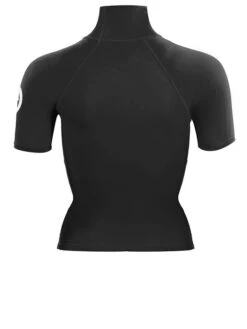 Two Bare Feet Unisex Short Sleeve Rash Vest (Black) -Ocean Glide Ready womens short sleeve black 5