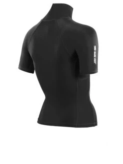 Two Bare Feet Unisex Short Sleeve Rash Vest (Black) -Ocean Glide Ready womens short sleeve black 6