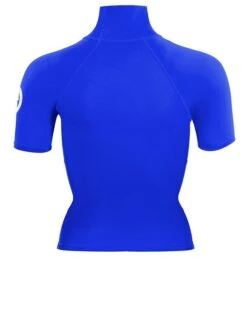 Two Bare Feet Unisex Short Sleeve Rash Vest (Blue) -Ocean Glide Ready womens short sleeve blue 5