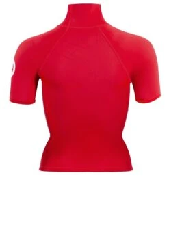 Two Bare Feet Unisex Short Sleeve Rash Vest (Red) 12 Two Bare Feet Unisex Short Sleeve Rash Vest (Red) -Ocean Glide Ready womens short sleeve red 5 1