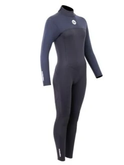 Two Bare Feet Thunderclap 4/3mm Womens Winter Wetsuit (Black) -Ocean Glide Ready womens thunderclap 4.3 black 8 2