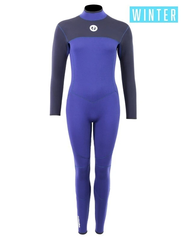 Two Bare Feet Thunderclap 4/3mm Womens Winter Wetsuit (Navy) 1 Two Bare Feet Thunderclap 4/3mm Womens Winter Wetsuit (Navy)