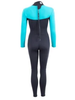 Two Bare Feet Thunderclap 2.5mm Womens Wetsuit (Aqua) -Ocean Glide Ready womens thunderclap full wetsuit aqua 5