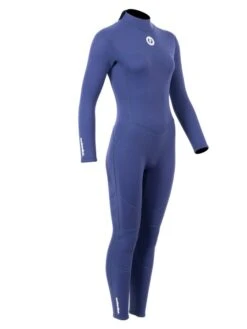 Two Bare Feet Thunderclap 2.5mm Womens Wetsuit (Navy) -Ocean Glide Ready womens thunderclap full wetsuit navy 8