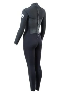 Two Bare Feet Thunderclap Pro 4/3mm Womens Winter Wetsuit (Black/Dark Grey) -Ocean Glide Ready womens thunderclap pro 4.3 grey 4