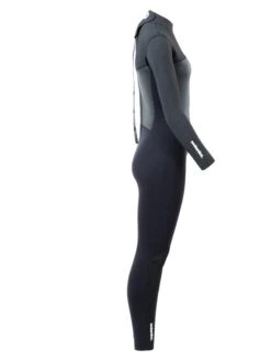 Two Bare Feet Thunderclap Pro 4/3mm Womens Winter Wetsuit (Black/Dark Grey) -Ocean Glide Ready womens thunderclap pro 4.3 grey 7
