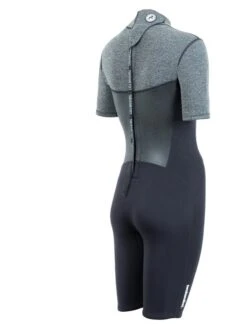 Two Bare Feet Thunderclap Pro 3/2mm Womens Shorty Wetsuit (Black/Delta Grey) -Ocean Glide Ready womens thunderclap pro shorty delta 6