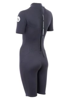 Two Bare Feet Thunderclap 2.5mm Womens Shorty Wetsuit (Black) -Ocean Glide Ready womens thunderclap shorty wetsuit black 4