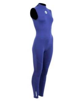 Two Bare Feet Thunderclap 2.5mm Womens Sleeveless Wetsuit (Navy) -Ocean Glide Ready womens thunderclap sleeveless full navy 8