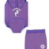 Essentials Baby Swim Kit - Wrap + Nappy Shorts (Lilac)
